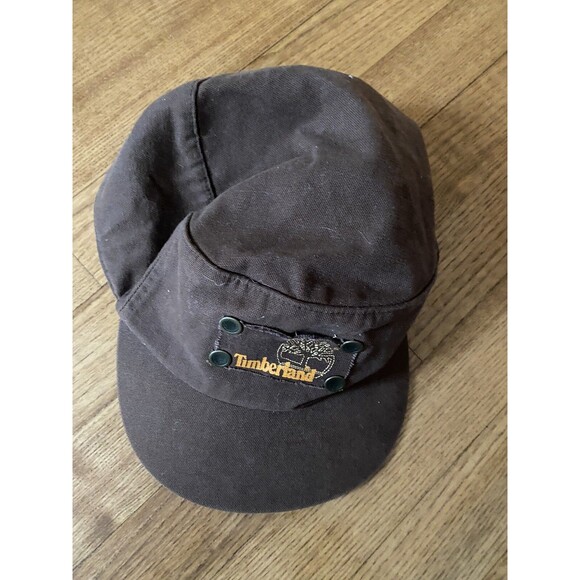 Vintage Timberland Fitted Hat USA made VTG Brown Grunge Utility Gorpcore Street - Picture 3 of 5